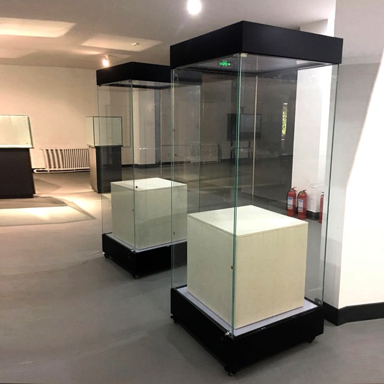 上海厂家定制批发2021新款博物馆独立柜纪念馆展柜古董展柜文化馆俯视柜