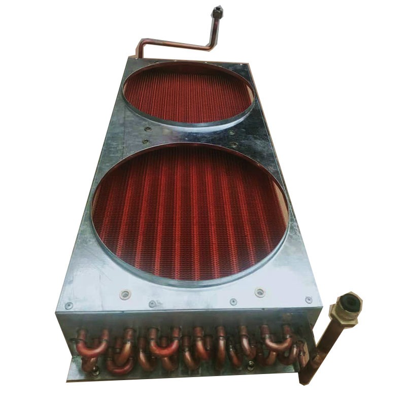 河南厂家铜管铜翅片蒸发器烘干机散热器冷凝器 cd-9.52-3*11*630