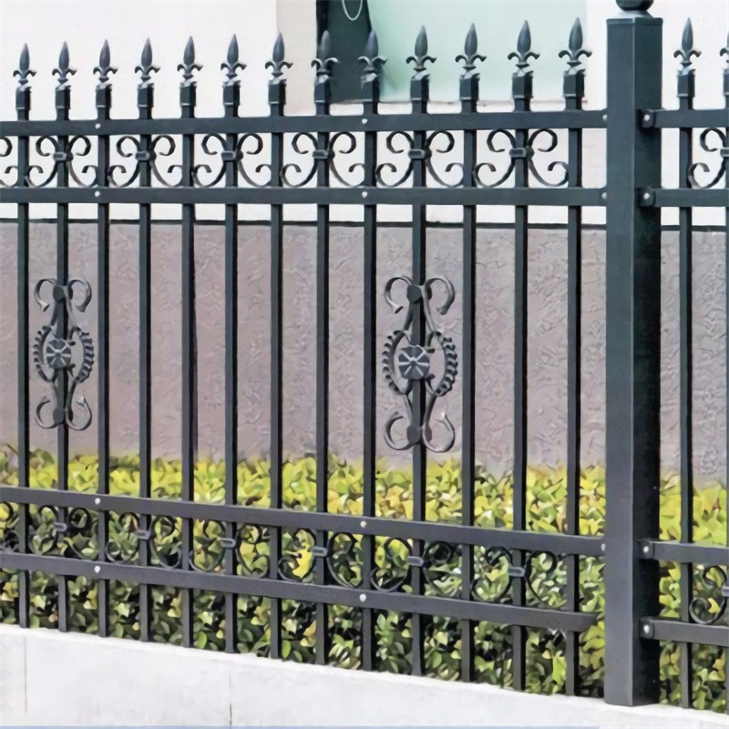 防护栏杆 加厚型锌钢护栏 静电喷涂防护栏 阿闯金属制品图片