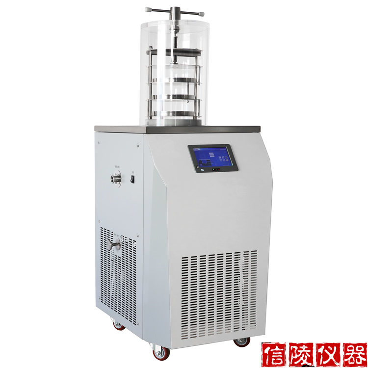 电除霜冷冻干燥机 LGJ-18A普通型冷冻干燥机 蛋白冻干粉小型冻干机示例图2