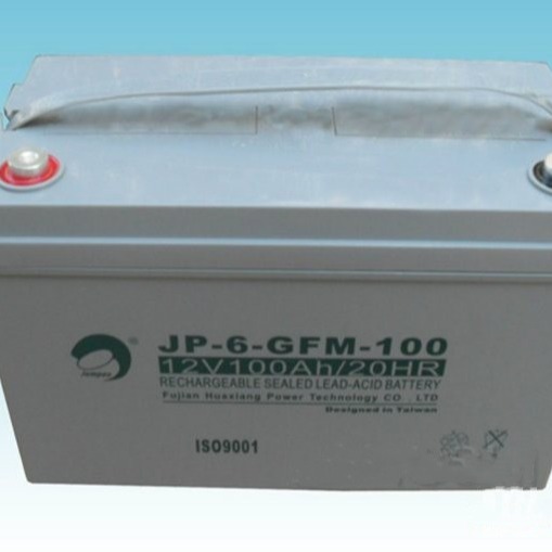 劲博蓄电池JP-6-GFM-100阀控铅酸12V100AH风力发电消防电子医疗UPS 直流屏电源厂家直发保质三年