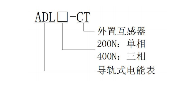 光伏并网系统智能仪表 安科瑞ADL400N-CT/D10外置互感器导轨式多功能电能表示例图2