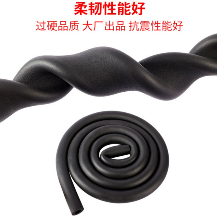 工程专用 黑色橡塑保温管 普莱斯德橡塑棉 隔热阻燃橡塑管