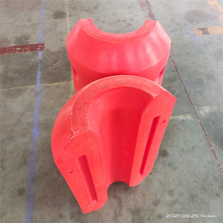 柏泰塑胶管道浮撑块浮体 6寸8寸10寸抽沙管道漂浮桶规格