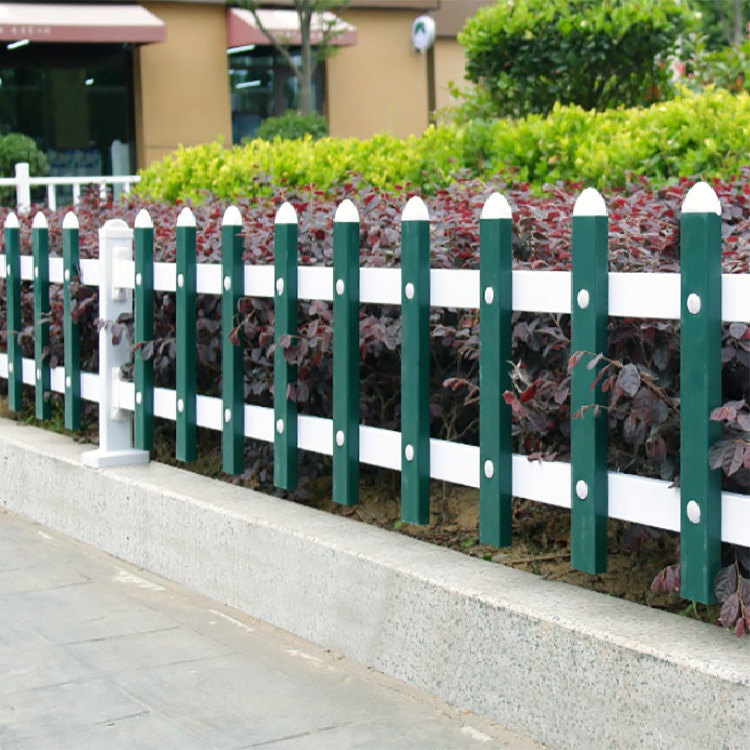 绿化园林防护栏 重庆PVC社区围栏 庭院塑钢围栏
