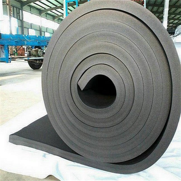 华能厂家直销B2级海绵橡塑板 普通阻燃橡塑板 配电室耐高温减震绝缘橡胶板