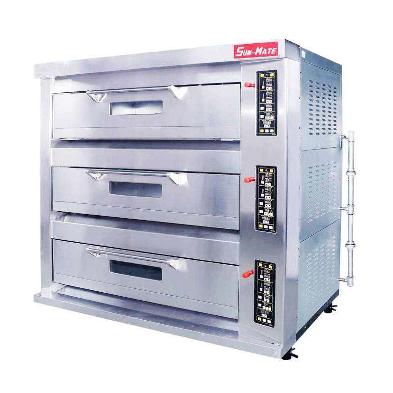 郑州 SunMate/珠海三麦SGC-3Y三层六盘一层两盘燃气烤箱商用烘焙煤气炉