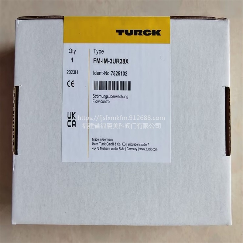 TURCK图尔克传感器FM-IM-3UR38X