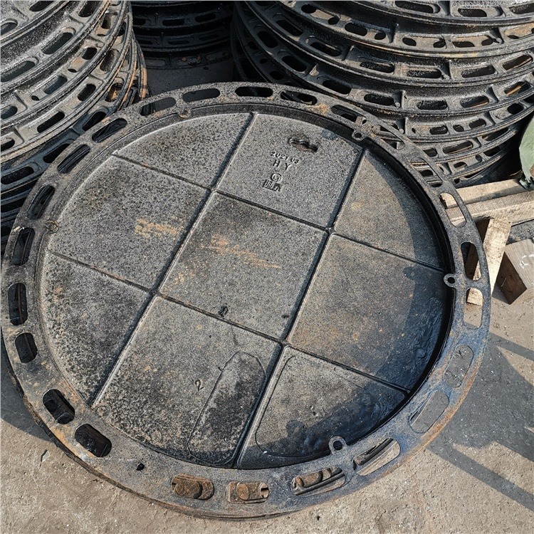铸铁平箅井盖 600600 商场排水通用 C250承重15吨 璧山铸铁阀门井盖板