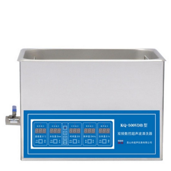 昆山舒美双频超声波清洗器KQ-500VDB 台式双频数控系列图片