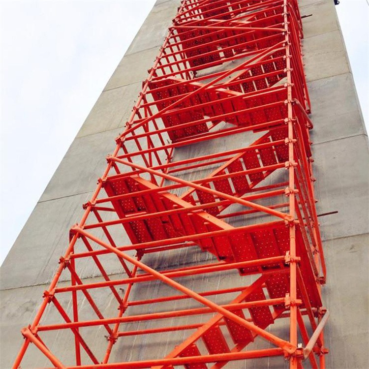安全爬梯 桥墩基坑组合框架式爬梯 箱式通道爬梯 宇鑫