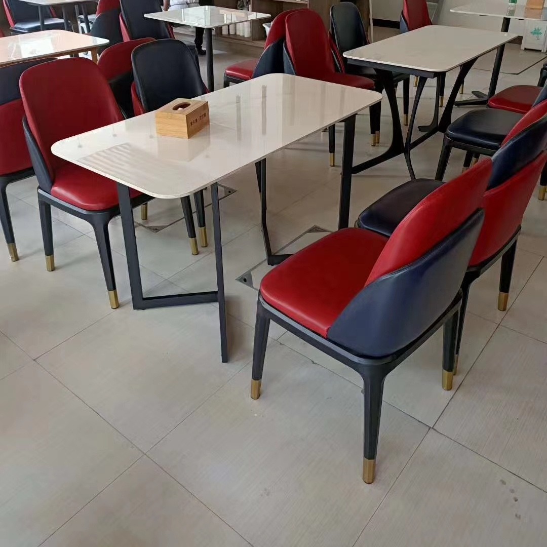 多多乐DDLJJ109 简约餐厅桌椅 木质餐厅桌椅 防火板餐厅桌椅 来图定制