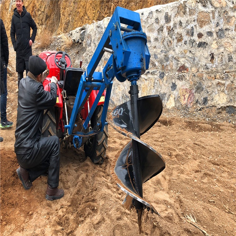 车载式挖坑机  四轮式挖坑种树机 一次成型 又快又简单