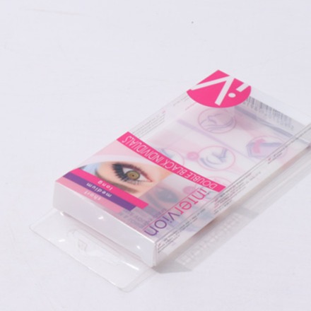 pet透明挂钩盒塑料胶盒可印刷pet折盒化妆品外包装盒定制供应临沂