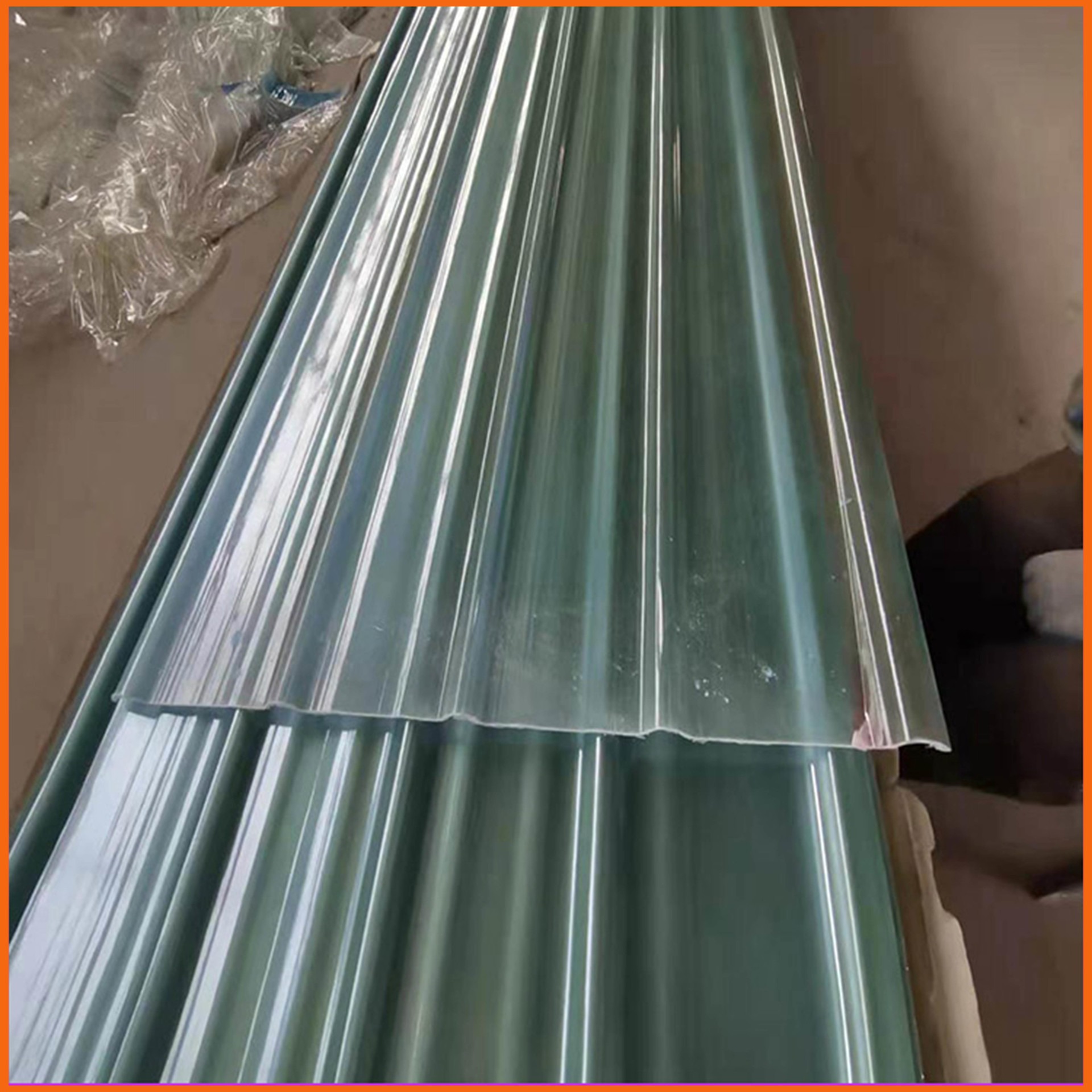 开封玻璃钢阻燃板 防紫外线FRP采光带 聚氨酯透明采光瓦厂家图片