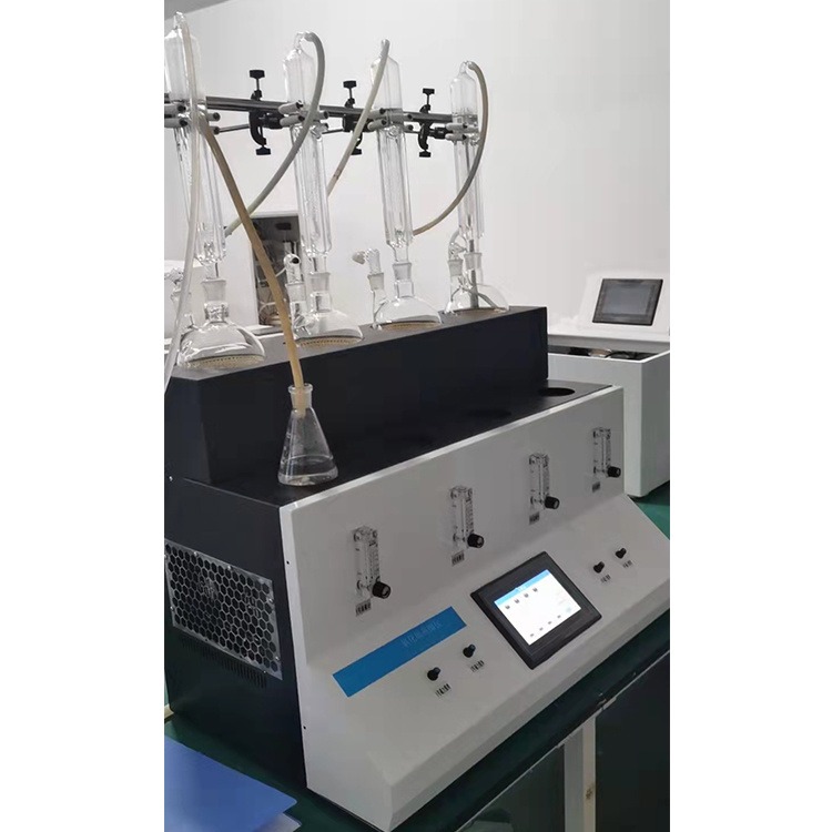 巴跃仪器 二氧化硫蒸馏装置食品和中药智能一体化蒸馏设备操作说明BASO2-6S