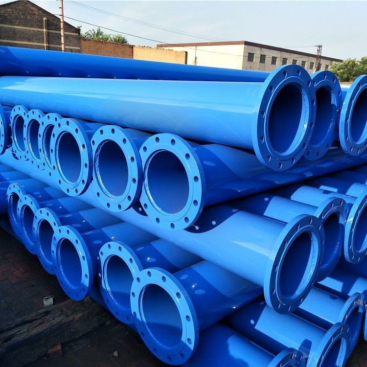 DN200法兰式涂塑钢管 复合衬塑钢管 可用于市政给水等工业领域 骏坤