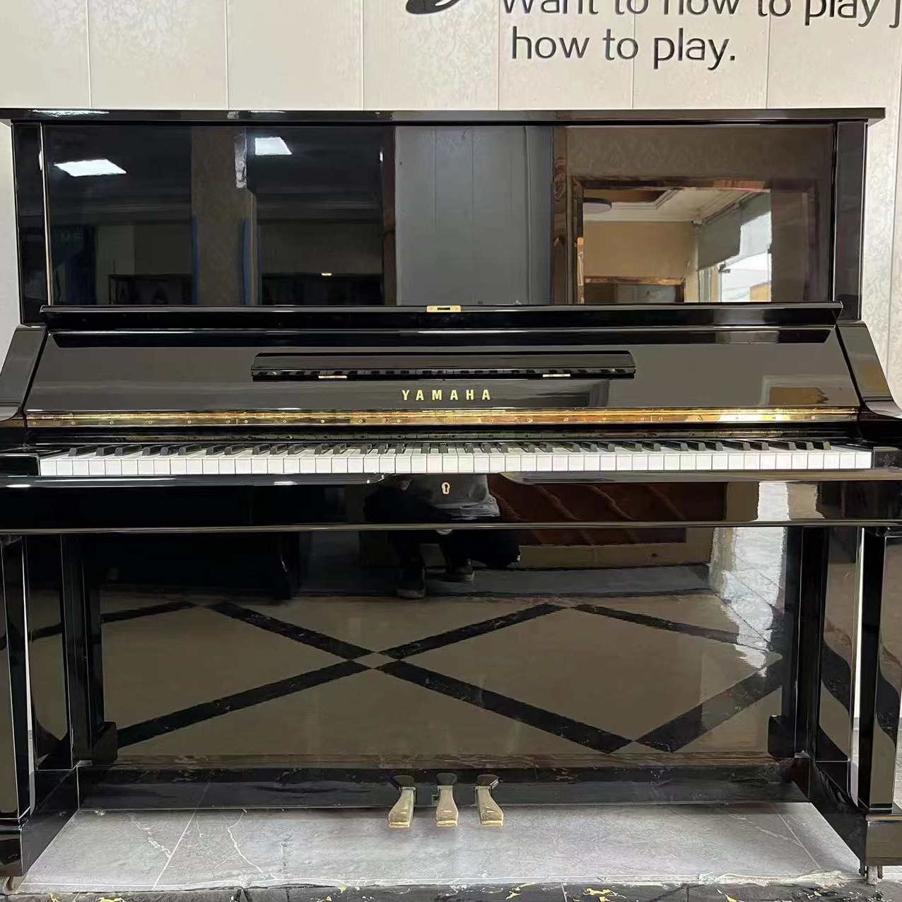 日本原装进口雅马YAMAHA初学考级立式钢琴，质保十年 免费调音