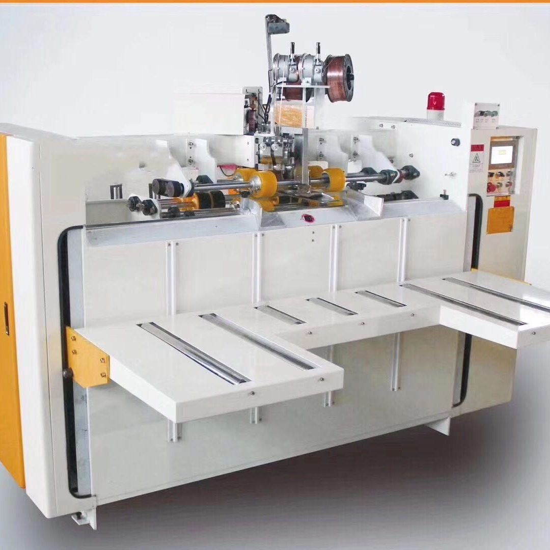 全自动伺服钉箱机    高速粘钉一体机   半自动单片钉箱机   博友 印刷纸箱机械