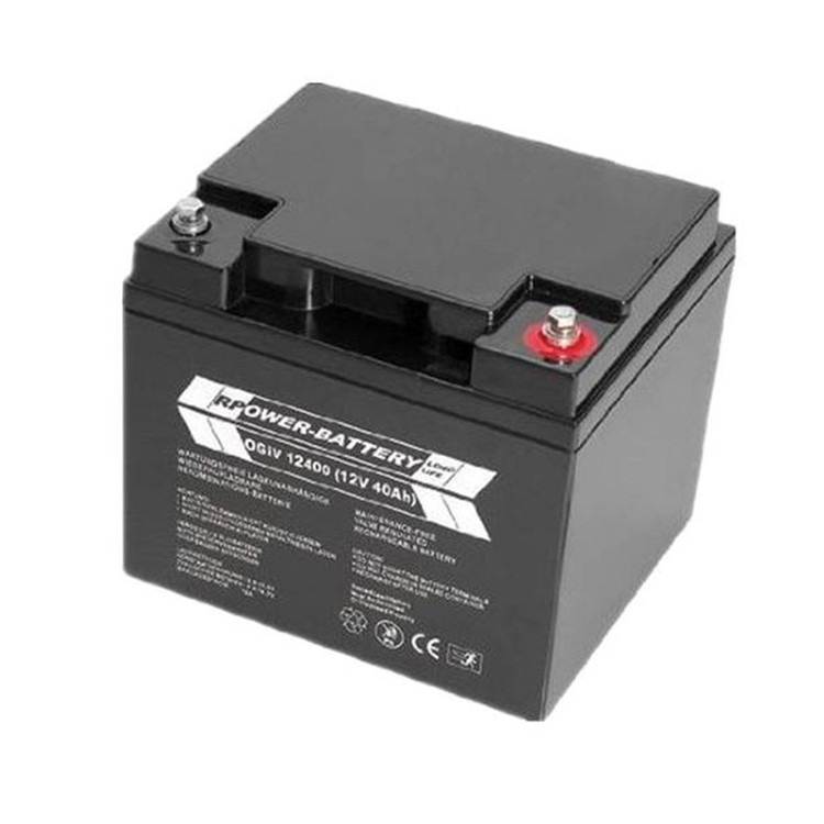 RPOWER-BATTERY蓄电池OGiV12400L 12V40AH机房配套 UPS/EPS应急电源 直流屏配套