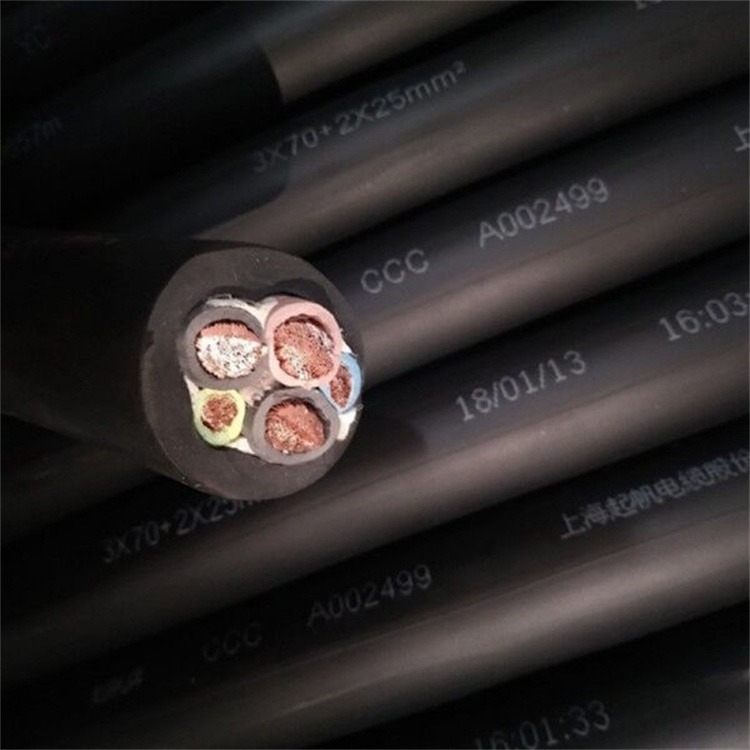 供应YCW耐油污橡皮电缆YCW3*70+1*25橡皮电缆价格