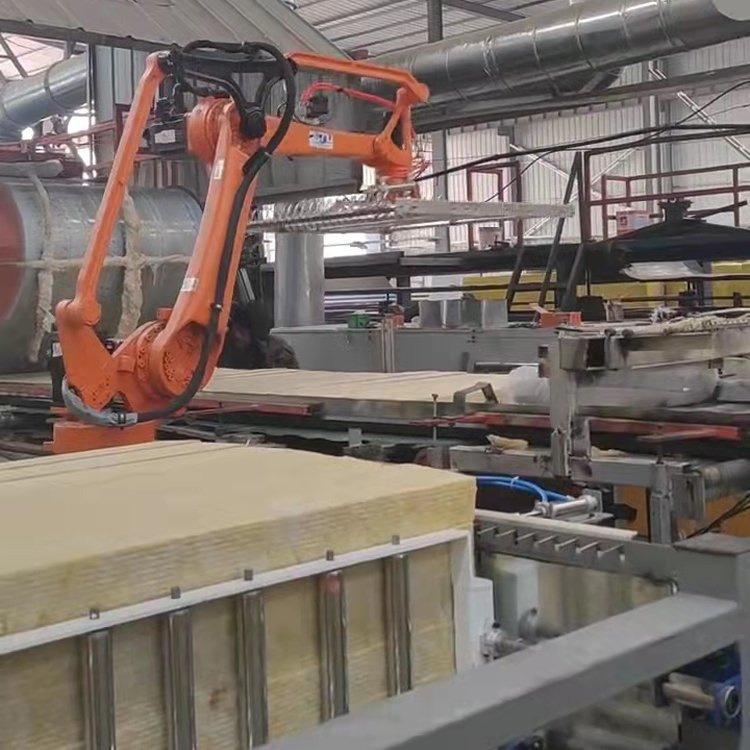 自由度四轴机器人续棉机 岩棉板智能输送机 丰全机械 自动铺岩棉机