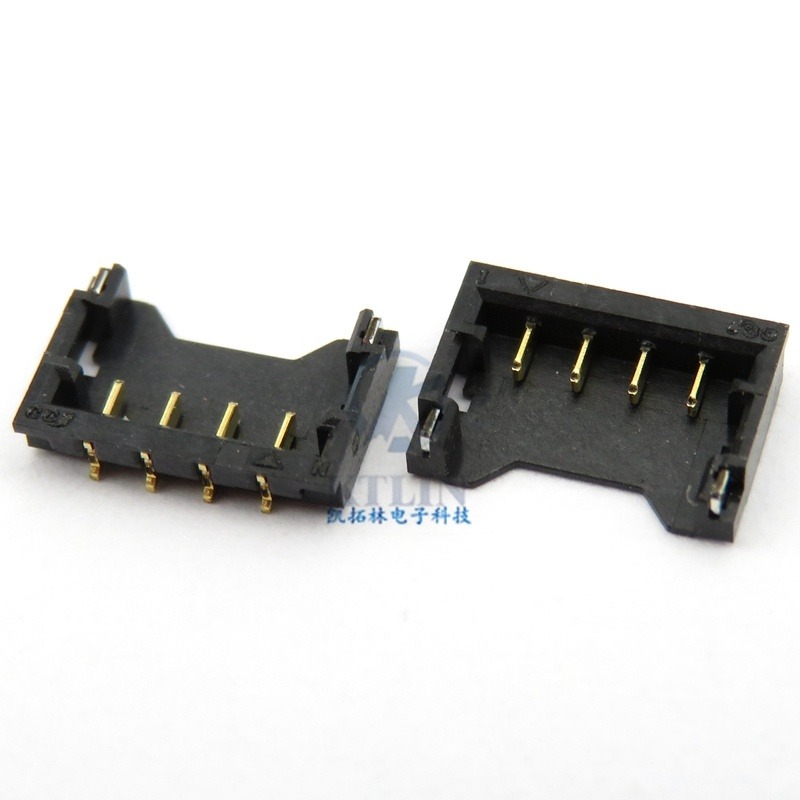 PCB电路板 板对板 WTB连接器 1.2间距 1.2T-4AWB H=1.4mm WTB连接器图片