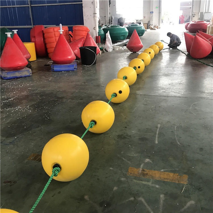 秦皇岛海浴场防鲨网浮筒 新型海蜇拦截网浮球