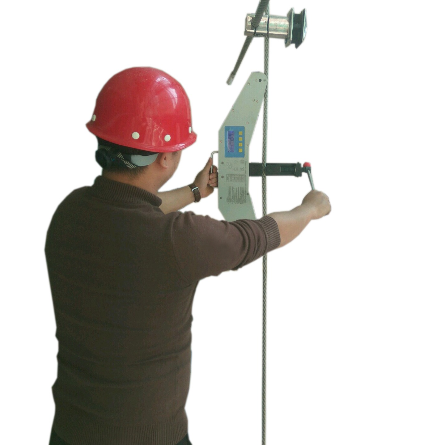 金象牌张力测量仪-线索在线张力测试仪金象源 SL-30T数显式工作测力仪 钢绞线张力检测装置