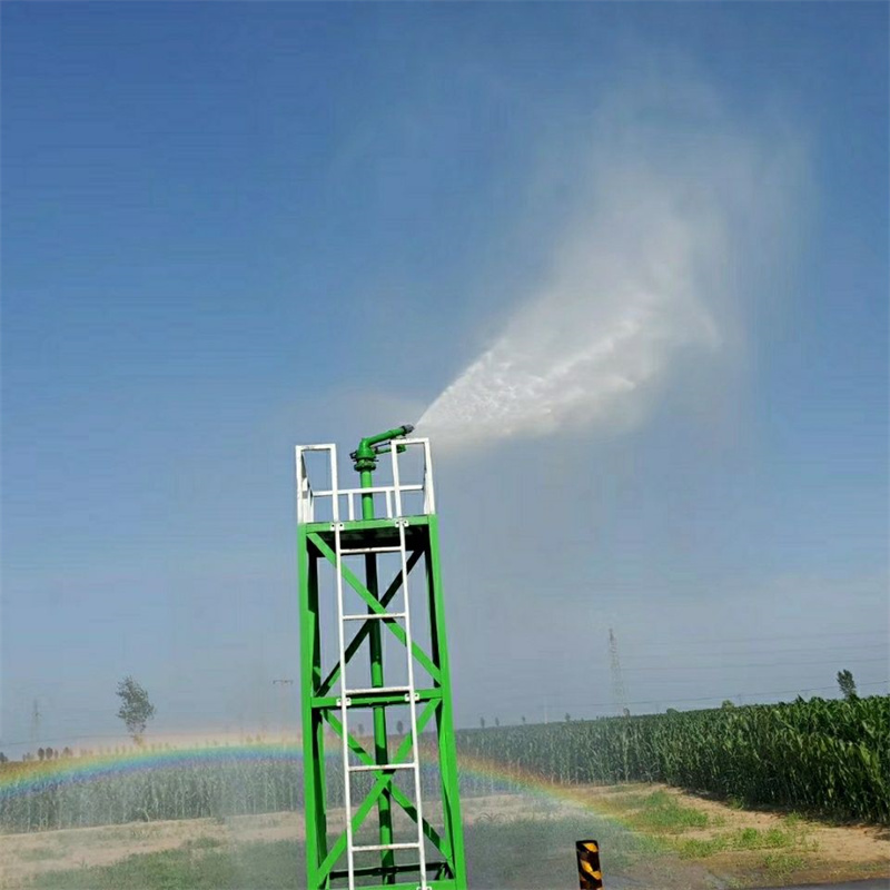 消防炮塔5W-50型抑尘喷射炮塔喷淋益工福建造雾机消防炮塔