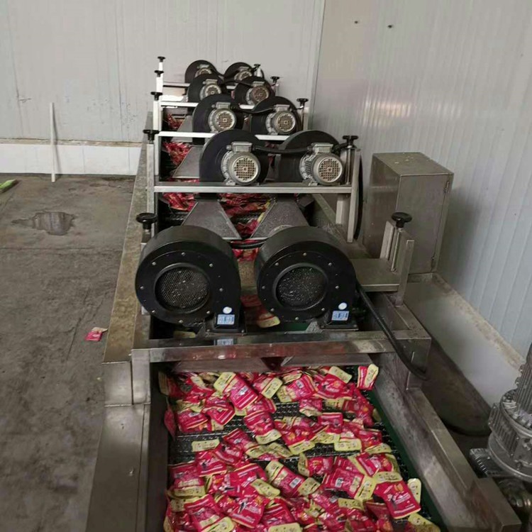 翻转式沥水风干线 豆干包装袋沥水机 常温风干机 顺泽机械实体厂家