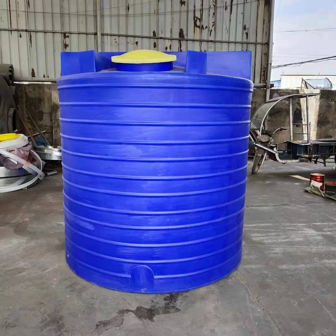 供应聚乙烯平底加药箱  5立方洗洁精搅拌桶  PE5000L加药箱   耐酸碱柠檬酸搅拌罐  化工桶  污水处理槽
