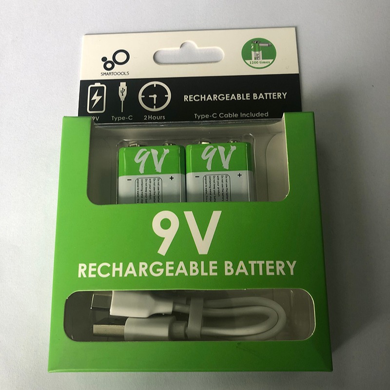 9V方块电池usb充电电池电吉他9V玩具电池