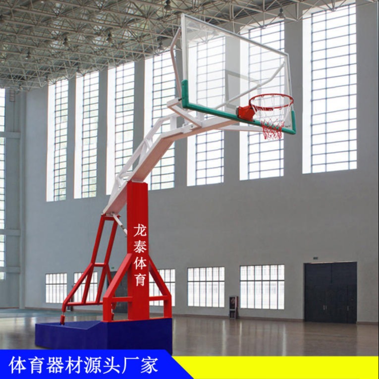 液压篮球架 学校体育设施篮球架 室外篮球架 龙泰 欢迎订购