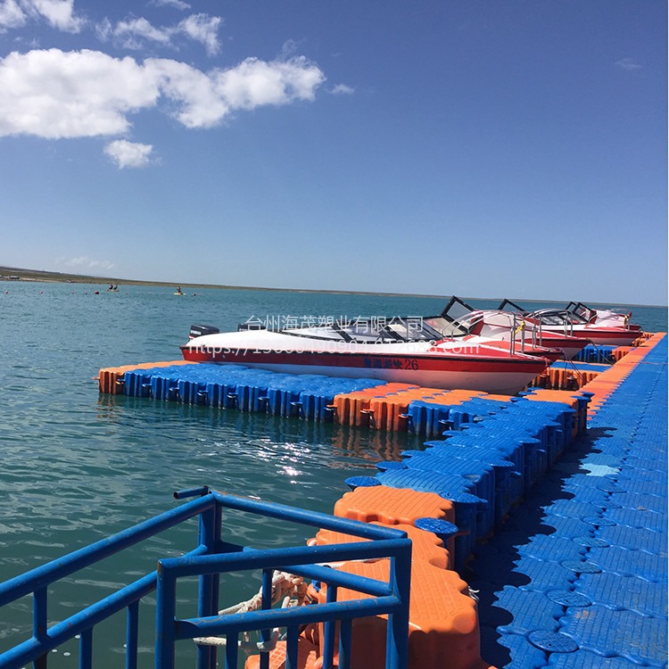 海茂专业设计安装水上浮筒 摩托艇码头 景观浮桥 浮动钓鱼平台