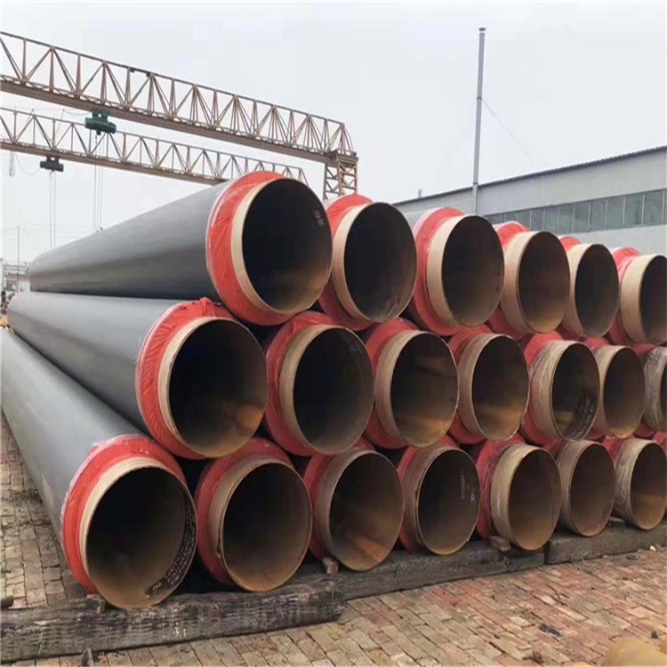 预制直埋保温管厂家 海马管道 供排水用无毒保温螺旋钢管