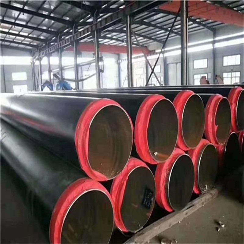 蒸汽保温钢管专用 直埋钢套钢保温钢管 玻璃棉钢套钢预制保温管 力建管道