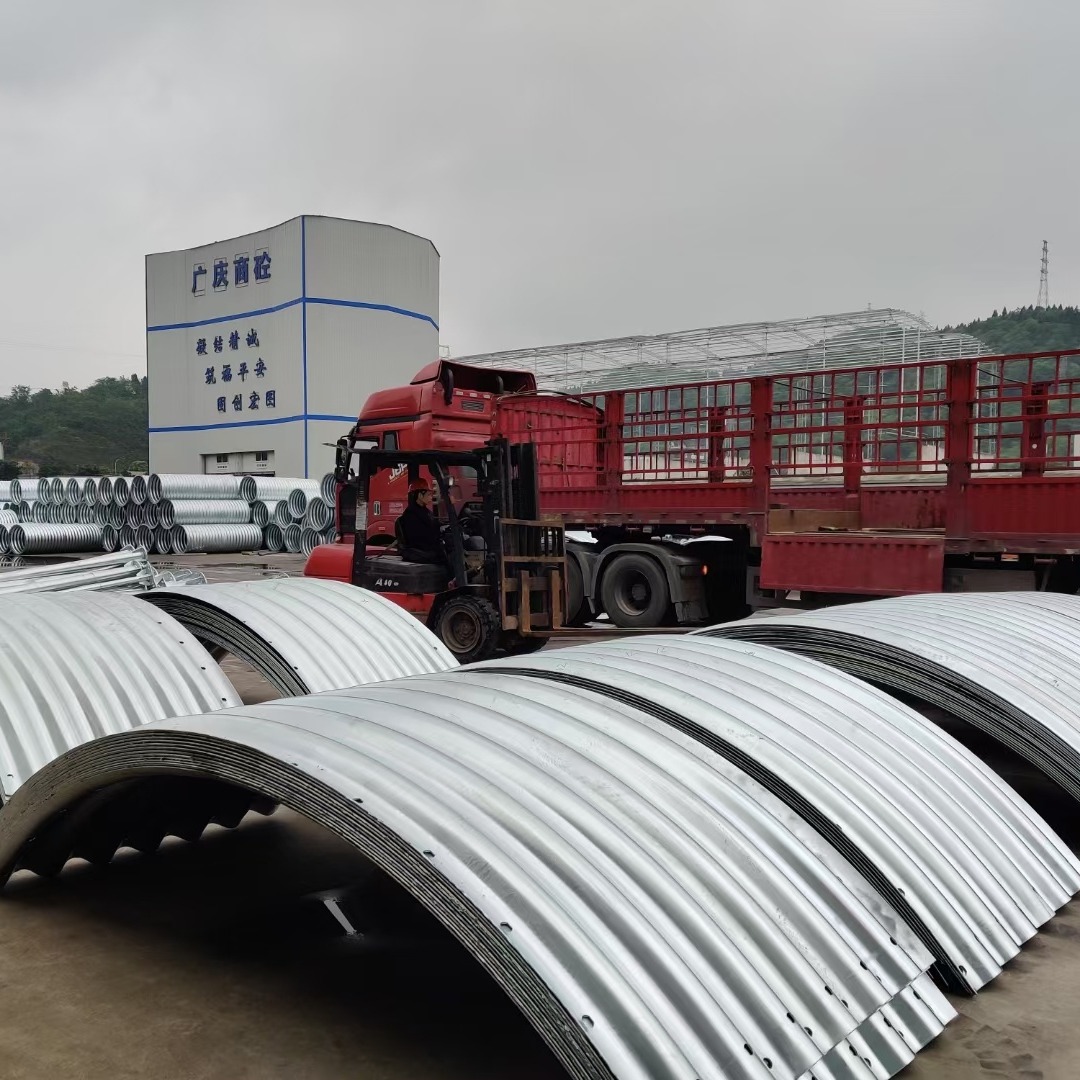 贵州直径2米波纹管涵 钢制波纹管涵 方便运输华安
