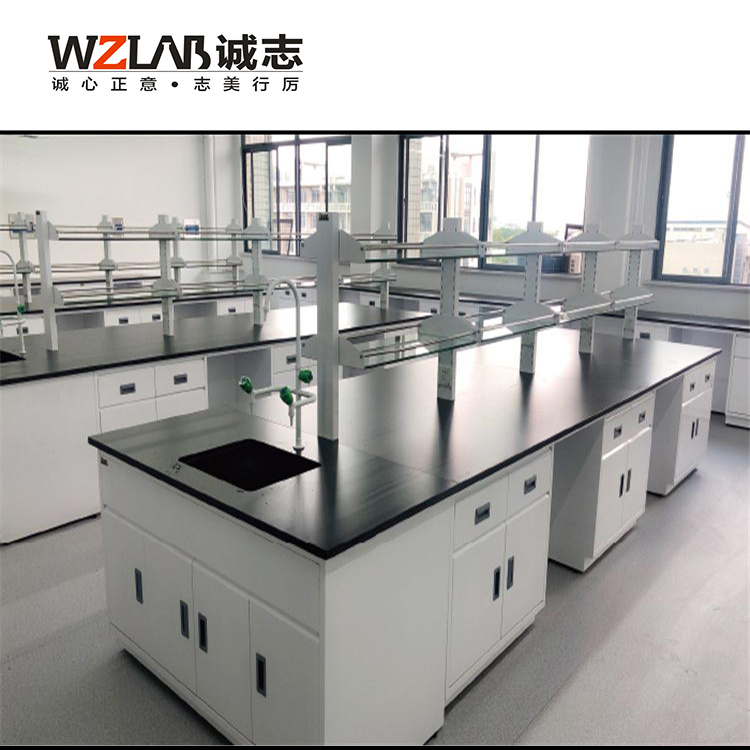 实验室全钢实验台理化生专用操作台 耐腐蚀易清洗 厂家直销万致WZ_HDK