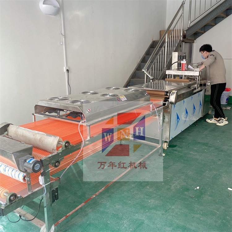 数控春饼皮机 万年红机械 450型 浙江大型烙饼机 数控单饼机厂家