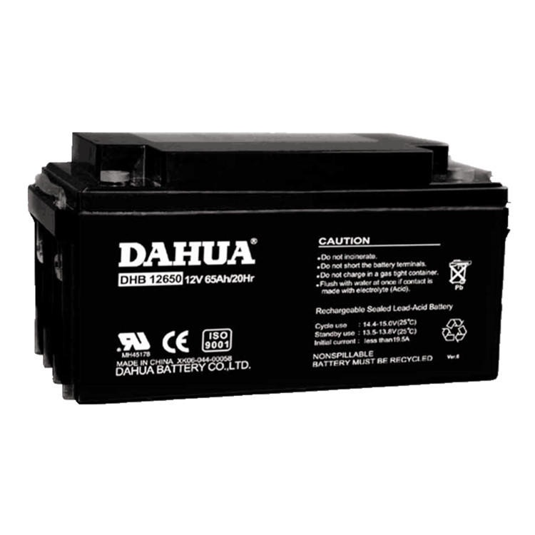 DAHUA蓄电池DHB12650大华12V65AH/20HR容量足 免维护图片