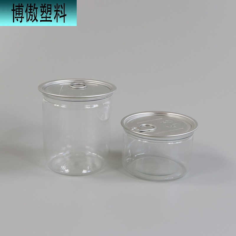 博傲 食品透明密封罐杂粮饼干防潮罐子蜂蜜茶叶pet塑料瓶带盖果酱瓶