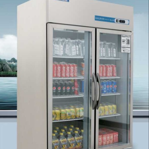 洛德商用冰箱 DBG1.0L2LD大二门风冷展示柜 洛德风冷保鲜陈列柜
