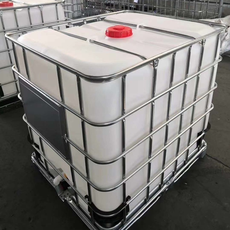 泰州吨桶1000升ibc集装桶 厂家直销江苏方形运输吨桶 卡谱尔hdpe内胆带金属框架