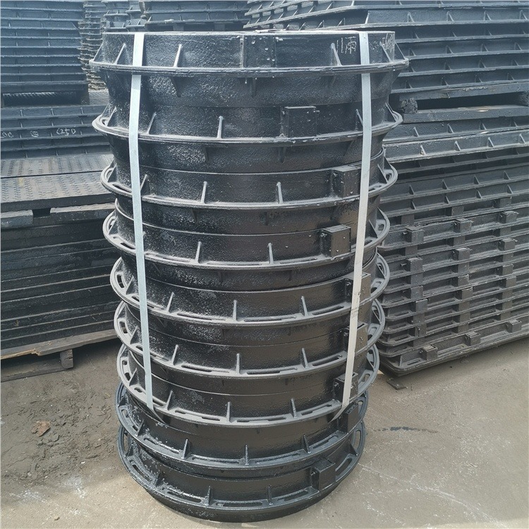 铸铁雨篦井盖 700700 自来水通用 D400承重25吨 合川球墨铸铁雨水盖板