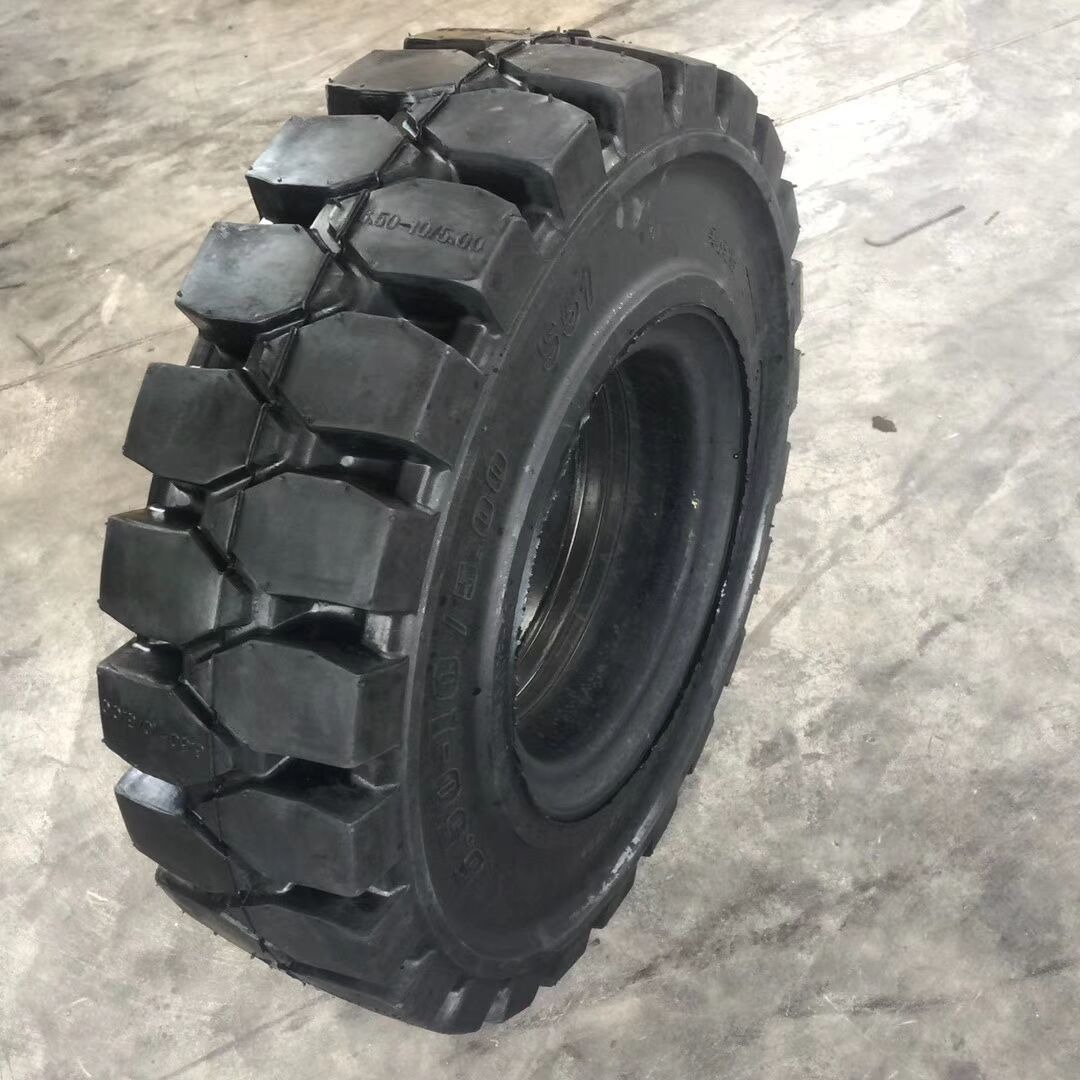 合力杭州叉车轮胎289-15实心轮胎双轮钢圈定做289-15橡胶材质耐扎耐磨免维护