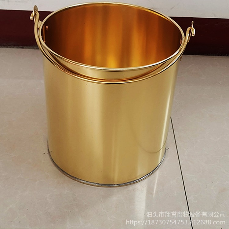 厂家批发一体成型铝桶 防爆铝制消防桶 铝直桶储油锥形桶15升 轩盈环保图片