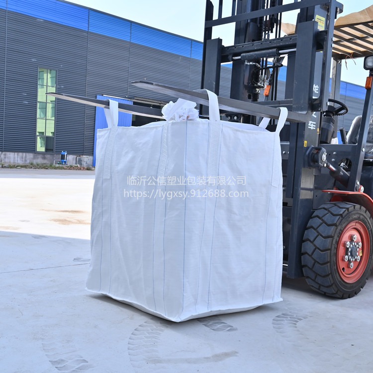 工厂批发四吊托底吨袋吨包1.5吨2吨白色加厚太空袋污泥预压集装袋