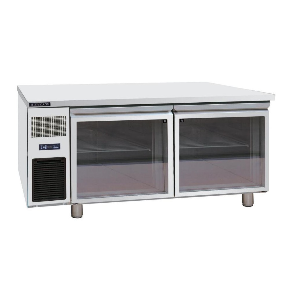 久景风冷冰箱201材质吧台卧式冷柜玻璃门工作台冰箱能耗低风冷冷藏展示柜LRCG-120