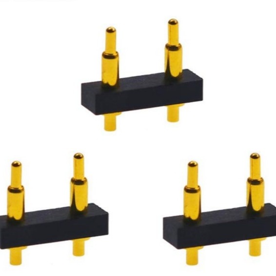 2pin弹簧顶针 电子产品充电接触件 电阻低 触点精准 稳定性好 弹簧顶针pogo pin充电针